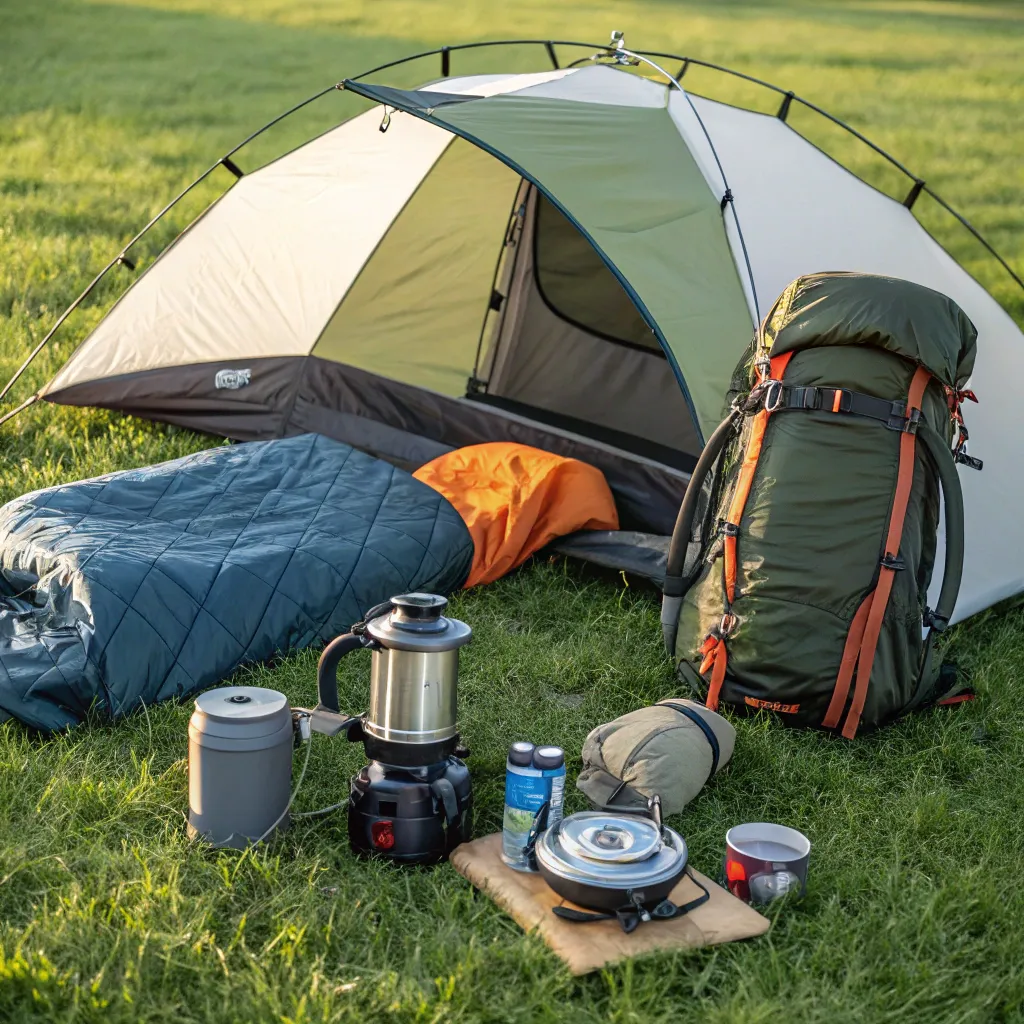 Various camping gear